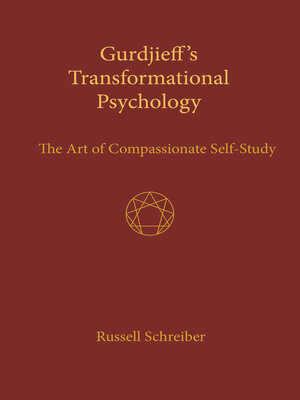 cover image of Gurdjieff's Transformational Psychology: the Art of Compassionate Self-Study